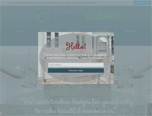 Tablet Screenshot of carusoscabinets.com